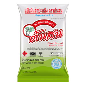 แป้งมันสำปะหลัง ตราต้นสน 400 กรัม