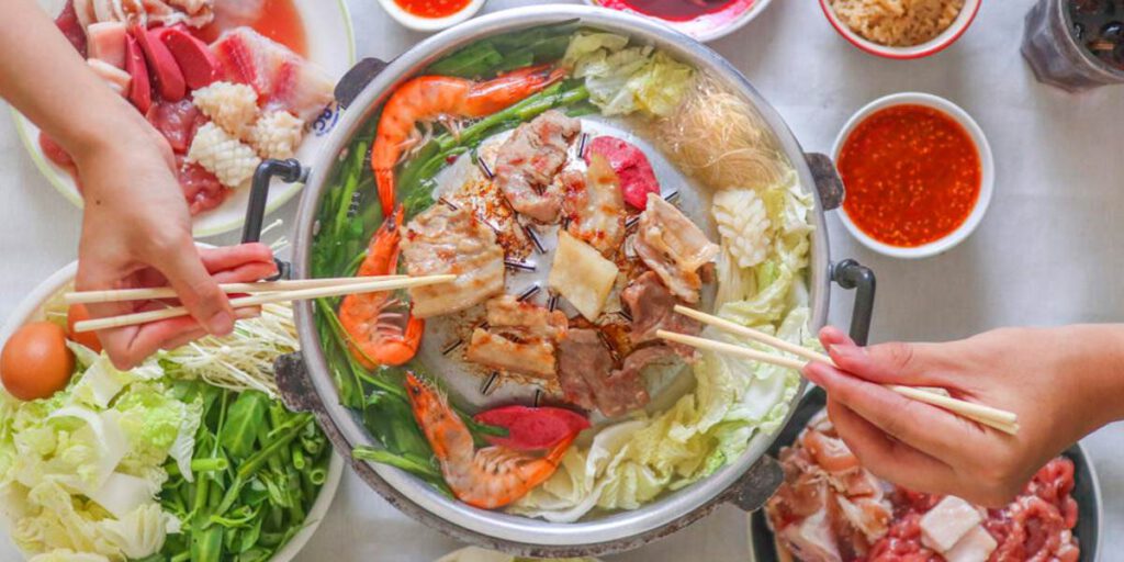 บุฟเฟต์หมูกระทะ สูตร น้ำจิ้ม น้ำซุป