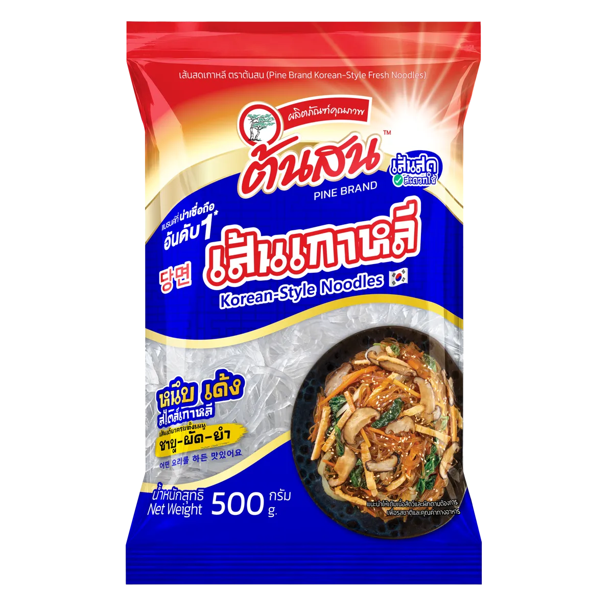 เส้นสดเกาหลี ตราต้นสน